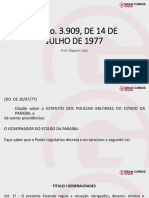 Aula 1 - Estatuto Dos Policiais Militares Da PB - Lei 3.909