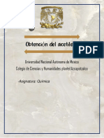 Obtención de Acetileno