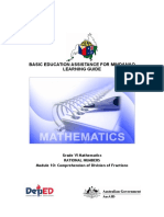 BEAM LG Gr.6 Module 10-Mathematics 6 Division of Fractions