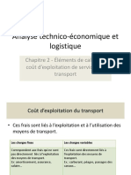 Analyse Technico-Économique Et Logistique CH2