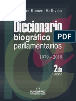 Diccionario Biográfico de Parlamentarios 1979-2019