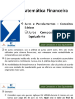 2020.1 - Matemática Financeira - U1S3 - Juros Compostos e Taxa Equivalente