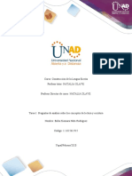 Formato Tarea 1 - Responder Preguntas de Análisis Sobre Los Conceptos de Lectura y Escritura