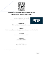 Universidad Nacional Autónoma de México Facultad de Filosofía Y Letras