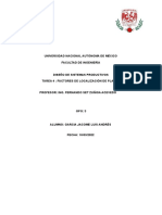 Tarea 4 - Factores de Localización de Planta