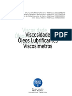 Viscosidade Oleos Lubrificantes e Viscosimetros