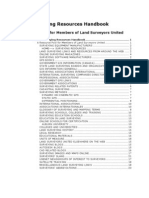 Land Surveying Resources Handbook Land Surveyors United