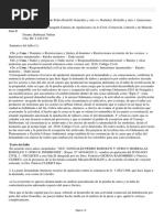 Responsabilidad Civil en Las Relaciones de Vecindad - Inmisiones Inmateriales - Ruidos Molestos - Daño Moral