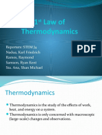 STEM J4 - 1st Laws of Thermodynamics