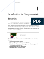 Chapter 1-Introduction To Non-Parametric Statistics