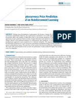 Improving The Cryptocurrency Price Prediction Performance Based On Reinforcement Learning