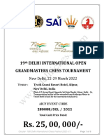 19 Delhi International Open Grandmasters Chess Tournament