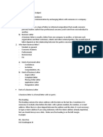 Overview of Correspondence Subject