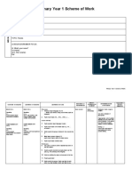 Primary Year 1 Scheme of Work