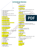 Fiche Densité Des Materiaux