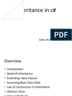 Inheritance in C#: Date-14-04-2011