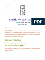 02 Plano de Aula 6 Ano Turma 61 Pré-História Períodos