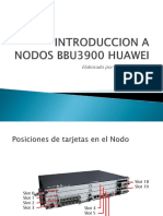 Introduccion A Nodos BBU3900