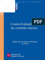 L'auto-Évaluation Du Contrôle Interne