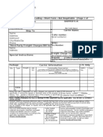 Bill of Lading Form