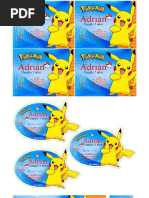 Kit Imprimible Pikachu