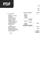 Financial Statement Worksheet Detoya