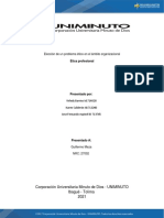 Elección de Un Problema Ético.