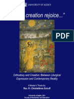 "Let All Creation Rejoice... " Orthodoxy and Creation: Between Liturgical Expression and Contemporary Reality