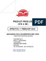 Malaysia - FEB Price List 2022 (NEW)