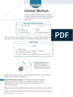 Skills Worksheet: Orbital Motion - Answer Key