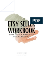 Etsy Seller Workbook: Your Etsy Planner For Digital Product