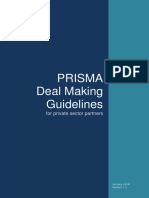 Prisma Deal Making Guidelines: For Private Sector Partners