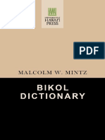 Bikol Dictionary