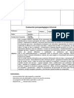 Evaluación Informal Lenguaje 6° Básico Neep