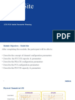 Model Site Initial Parameter Planning