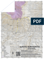 Peta Jalur Pendakian Gunung Burangrang