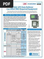 Can Affect IMO Required Equipment: NOTICE: GPS Date Rollover