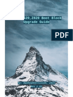 Z420, Z620, Z820 Boot Block Upgrade Guide: By: Hashsumcollision, 202 1 Rev 1.02