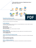 MATERIAL 1 DE PRIMERO BASICO Preposiciones de Lugar en Inglés