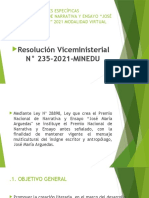 Bases Específicas Premio Nacional de Narracion y Ensayo Jma