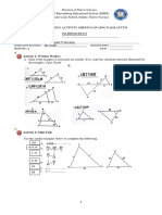 Dbes Learning Activity Sheet/Gawaing Pagkatuto: Activity 1: Written Work/s