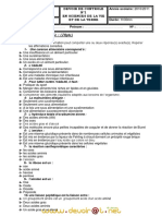 Devoir de Contrôle N°1 - SVT - 3ème Sciences Exp (2010-2011) MR Mechergui 2