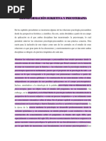 Psicoterapia - Apunte Ideas Centrales de La Unidad 1 Uces