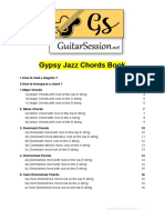 Gypsy Jazz Chords Book: 1.how To Read A Diagram ? 2 2.how To Transpose A Chord ? 3 1.major Chords 4