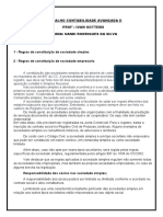 Trabalho Contabilidade Avançada II