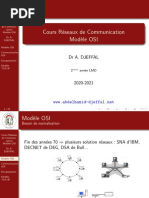 Cours R Eseaux de Communication Mod' Ele OSI: DR A. Djeffal