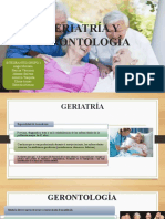 Geriatría y Gerontología