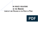 Human Rights Violations in The Amazon Conflict and Violence in The State of Pará, Brazil