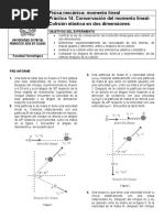 Practica 14 Choque en Dos Dimensiones