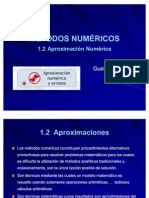 1.2 Aproximacion Numerica